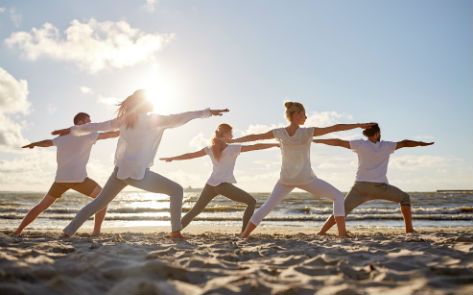 exercício controlo dor yoga